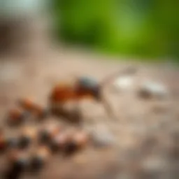 A close-up view of common pests in residential settings