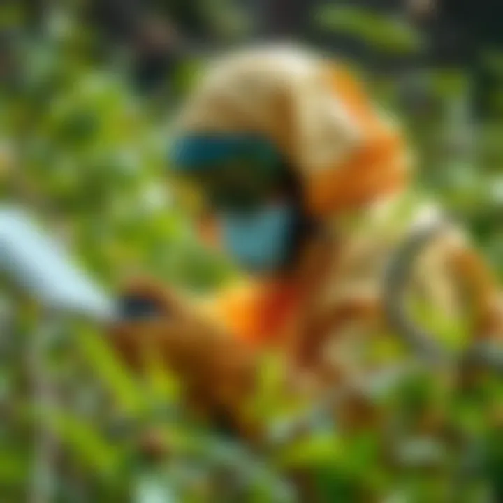 Eco-Friendly Pest Control Techniques A professional applying eco-friendly pest control methods