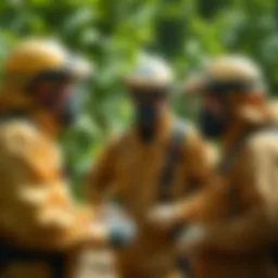 A team conducting eco-friendly pest control
