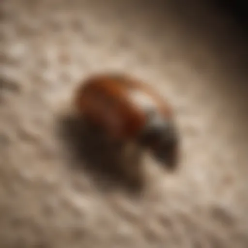 Identification of carpet beetles in a home setting