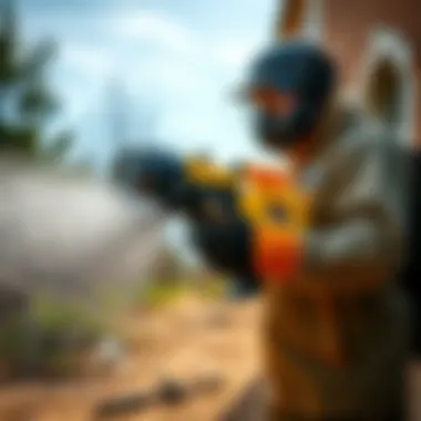 Demonstration of the B&G AccuSpray in action during pest control