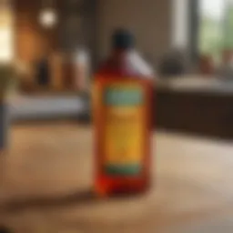 Bora Care Insecticide bottle on a wooden table