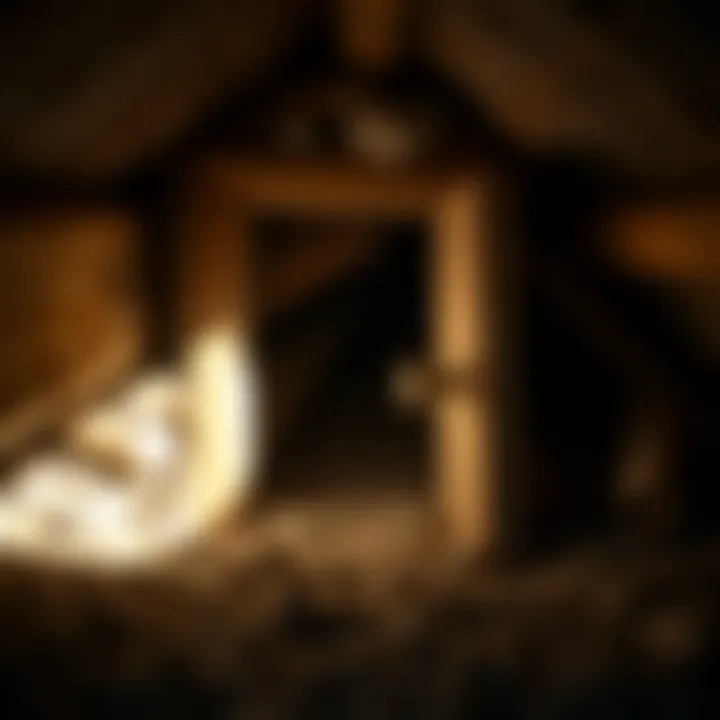 Preventing Rodent Access to Attics A well-sealed attic entrance, showcasing effective prevention against rodent entry.