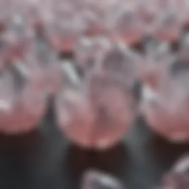 Boric Acid Crystals Close-up of boric acid crystals on a surface