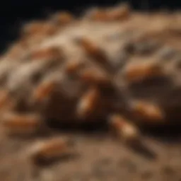 Illustration depicting the biological structure of termites