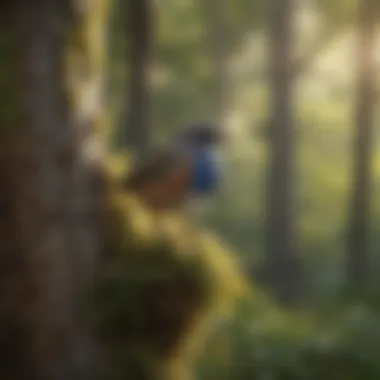 Sustainable Bird Exclusion in Natural Settings Natural habitat showing bird-friendly exclusion practices