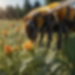 Natural deterrent plants for bumblebee repelling