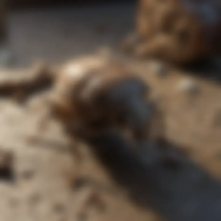 Visual representation of pest damage assessment techniques