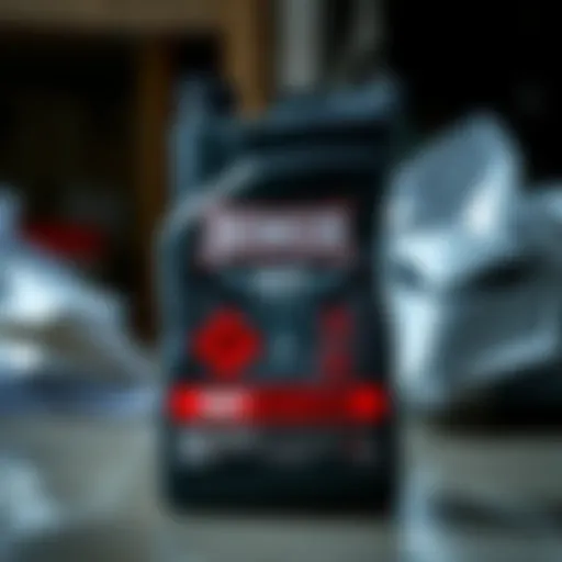 Demon WP pesticide packaging design