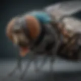 In-depth look at house fly anatomy highlighting attraction points