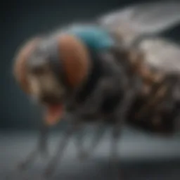 In-depth look at house fly anatomy highlighting attraction points