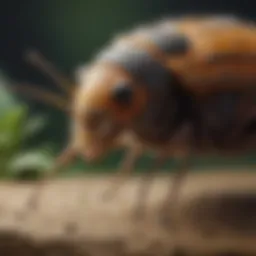 A detailed diagram of common pest species