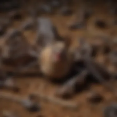 A diverse array of bat species in their natural environment