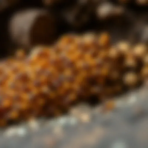 Dominion Termite Colony in Its Natural Setting Close-up view of Dominion termite colony in natural habitat