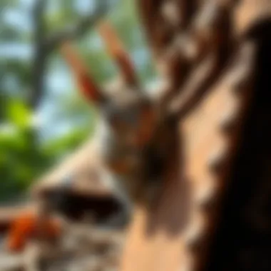 Preventing Access with Barriers Physical barriers installed at entry points to prevent squirrel access