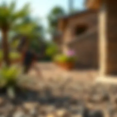 Implementing Physical Barriers Physical barriers installed around a property to deter scorpions