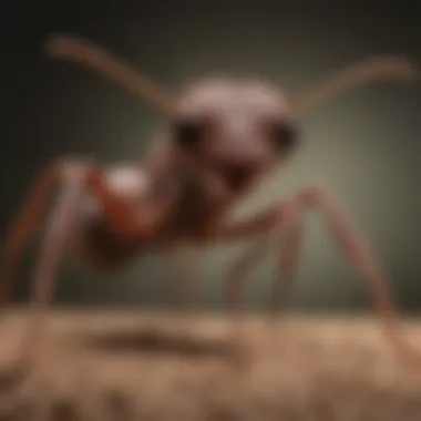 Close-up of a Cutter Ant Detailed close-up of a cutter ant highlighting its distinctive features
