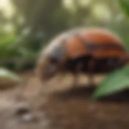 Illustration of an eco-friendly pest control solution