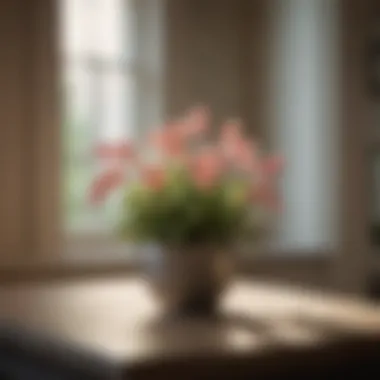 Peppermint in Home Settings A serene home environment with peppermint plants strategically placed