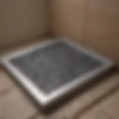 Installation of a foundation vent grate in a residential setting