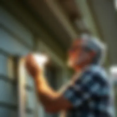 A homeowner successfully installing a Pelsis fly light trap in a residential environment, emphasizing user-friendly design.