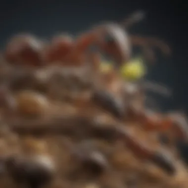 Life Cycle of Argentine Ants Infographic illustrating the life cycle of Argentine ants