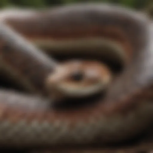 Diagram of common snake species