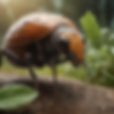 Eco-Friendly Pest Management Illustration of eco-friendly pest management techniques