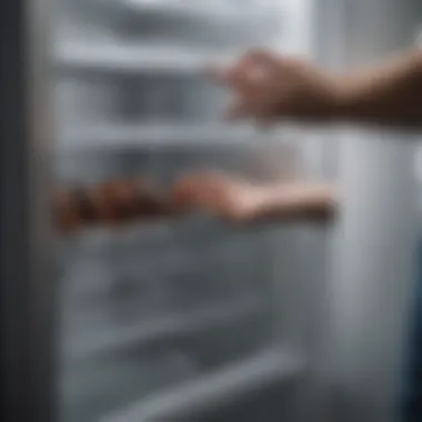 Sanitizing a refrigerator to prevent infestations