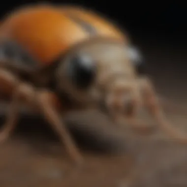 A close-up of common pests found in Stafford, illustrating the local pest challenges.