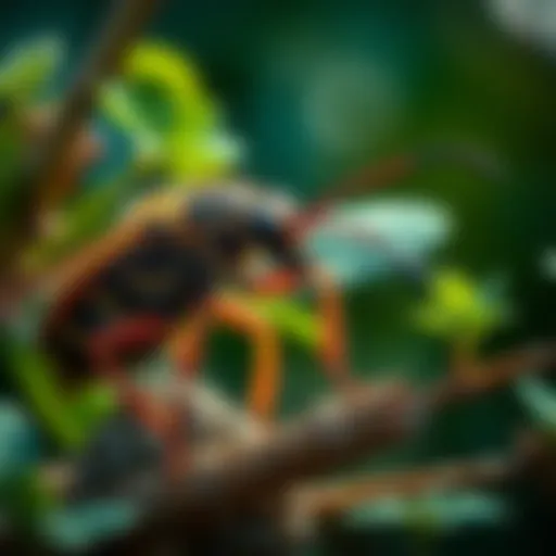 The Role of Pioneer Pests in Ecosystems Illustration depicting the role of pioneer pests in ecosystems