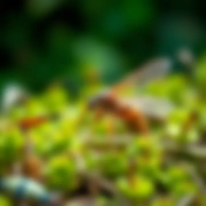 Visual representation of sustainable pest management techniques