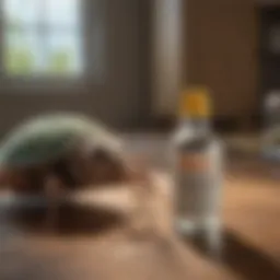 Detailed view of eco-friendly pest control products