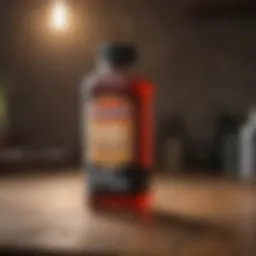 Spectracide Terminate Concentrate bottle on a wooden surface