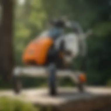 Ergonomic Design of the Stihl Bug Sprayer Detailed view of the Stihl Bug Sprayer showcasing its ergonomic design