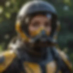 Protective gear for wasp spraying