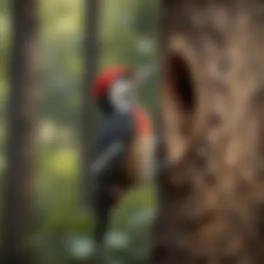 Eco-Conscious Approaches to Deter Woodpeckers Eco-friendly deterrents for woodpeckers in a garden setting