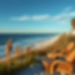 A beautiful coastal view of Surfside Beach, SC, showcasing the natural habitat.