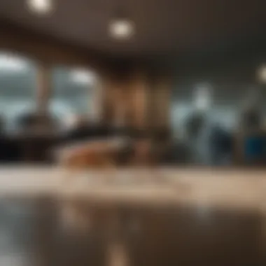 Commercial Pest Management Service Commercial space undergoing pest management service