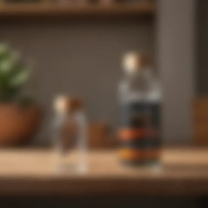 Eco-friendly ant killer options displayed on a shelf