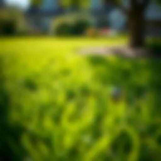 Lush green lawn showcasing effective lawn care
