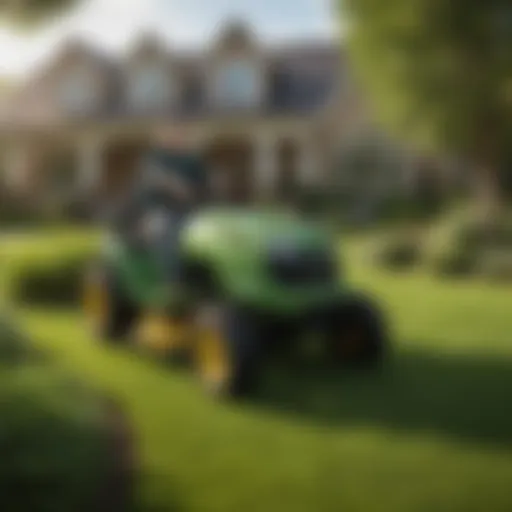 Lush green lawn maintained by TruGreen