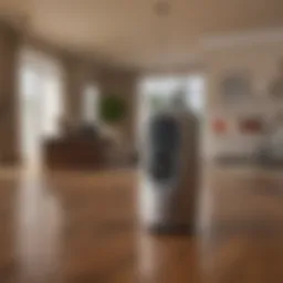 Ultrasonic pest repeller in a modern home setting
