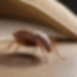 Close-up of bed bug bites on skin