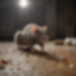 Detailed view of a big rat glue trap showcasing its surface texture and adhesive properties