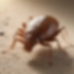 Illustration of bed bug anatomy and lifecycle