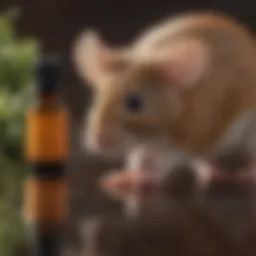 Different essential oils known for repelling mice