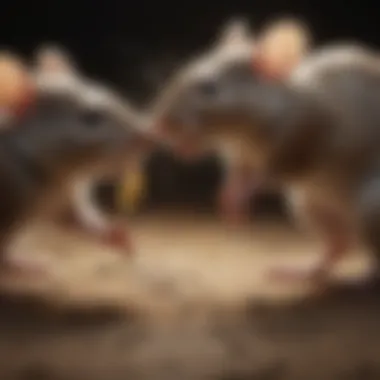 Mating Behavior in Mice Illustration of mating behavior in mice