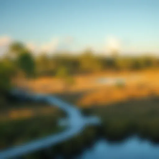 A serene view of Palatka, Florida, showcasing its natural surroundings