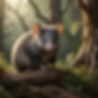 Possums and Their Ecosystem Role A graphical representation of the ecological role of possums in their habitats.
